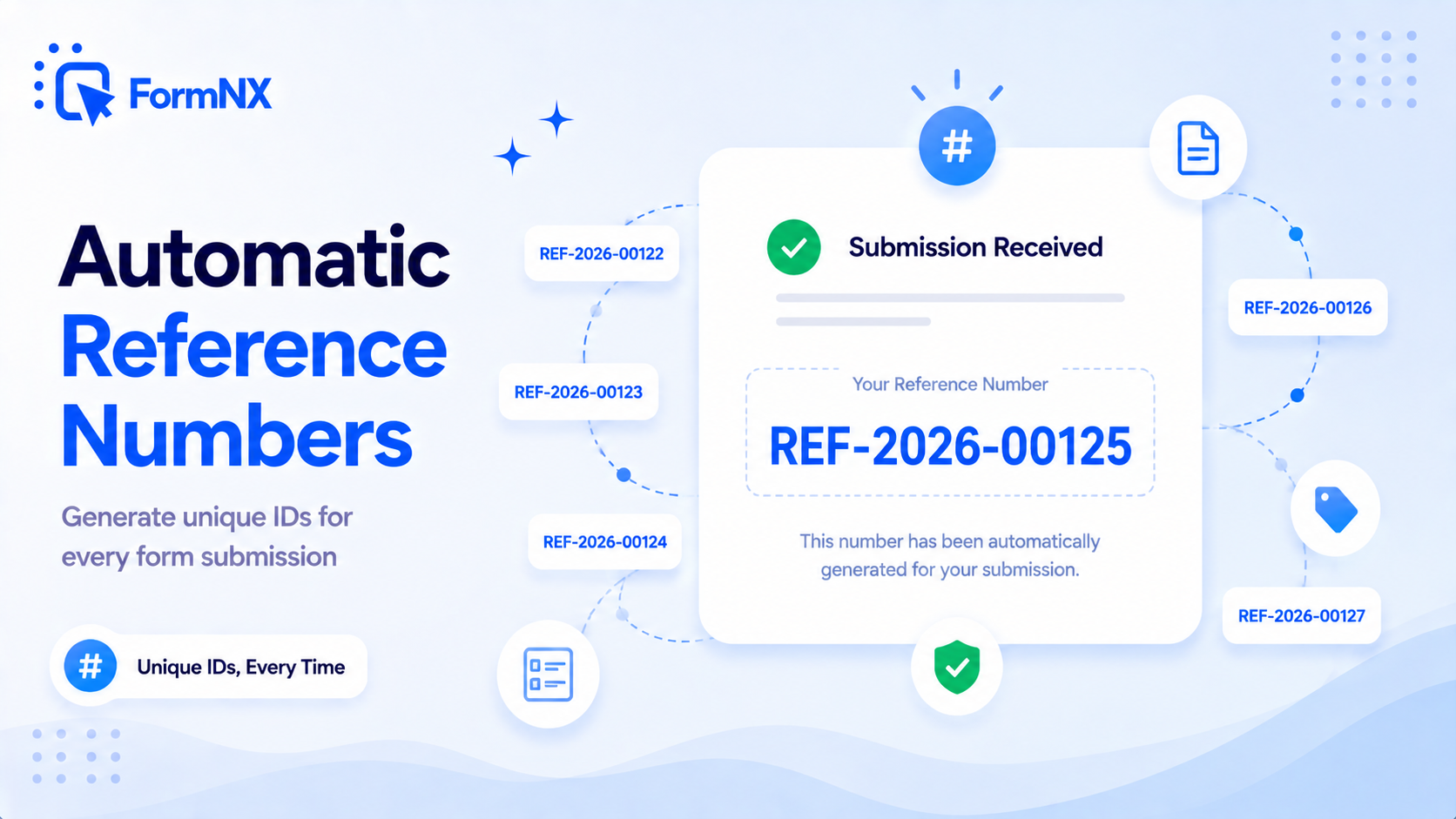 Automatic Reference Numbers - FormNX