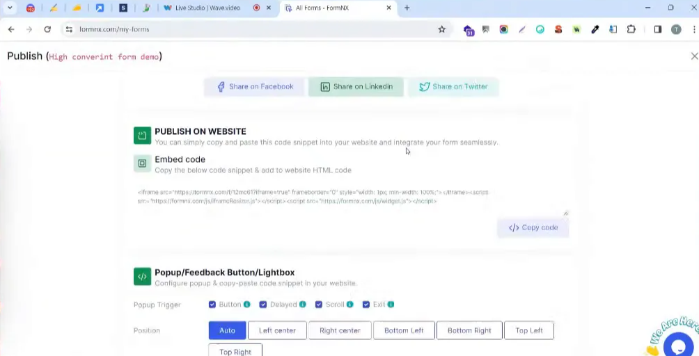 Integrating FormNX into WordPress