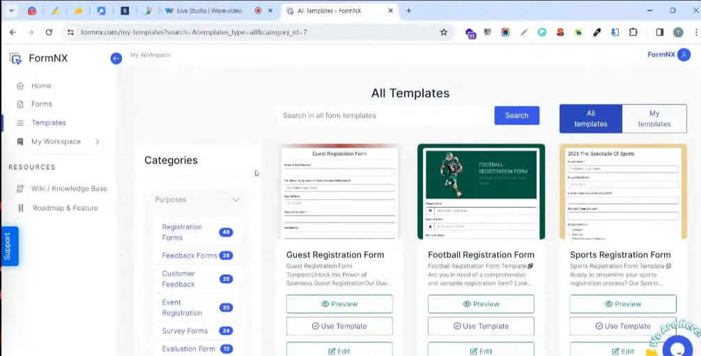High-quality templates in FormNX
