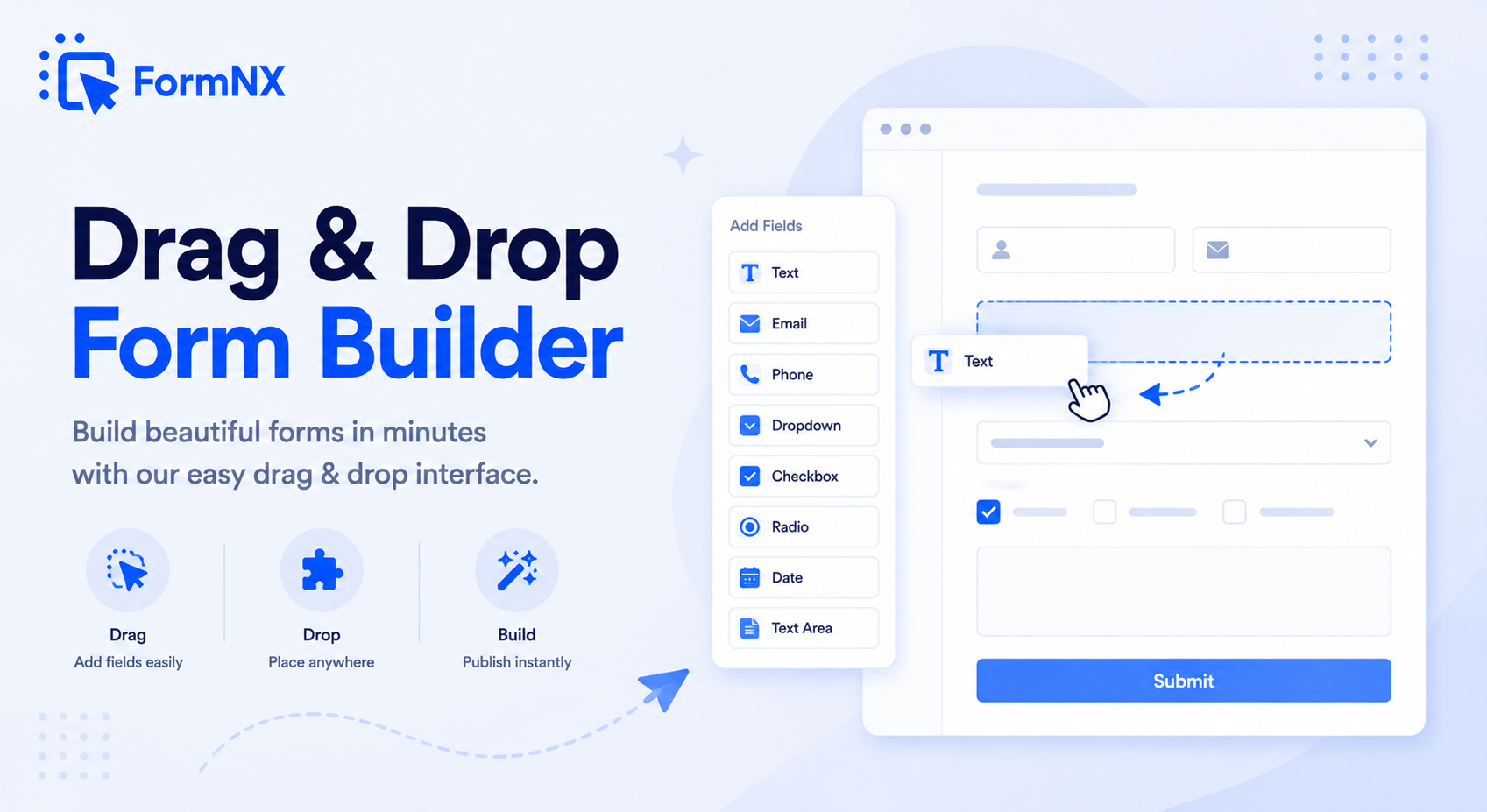 Drag & Drop Form Builder - FormNX