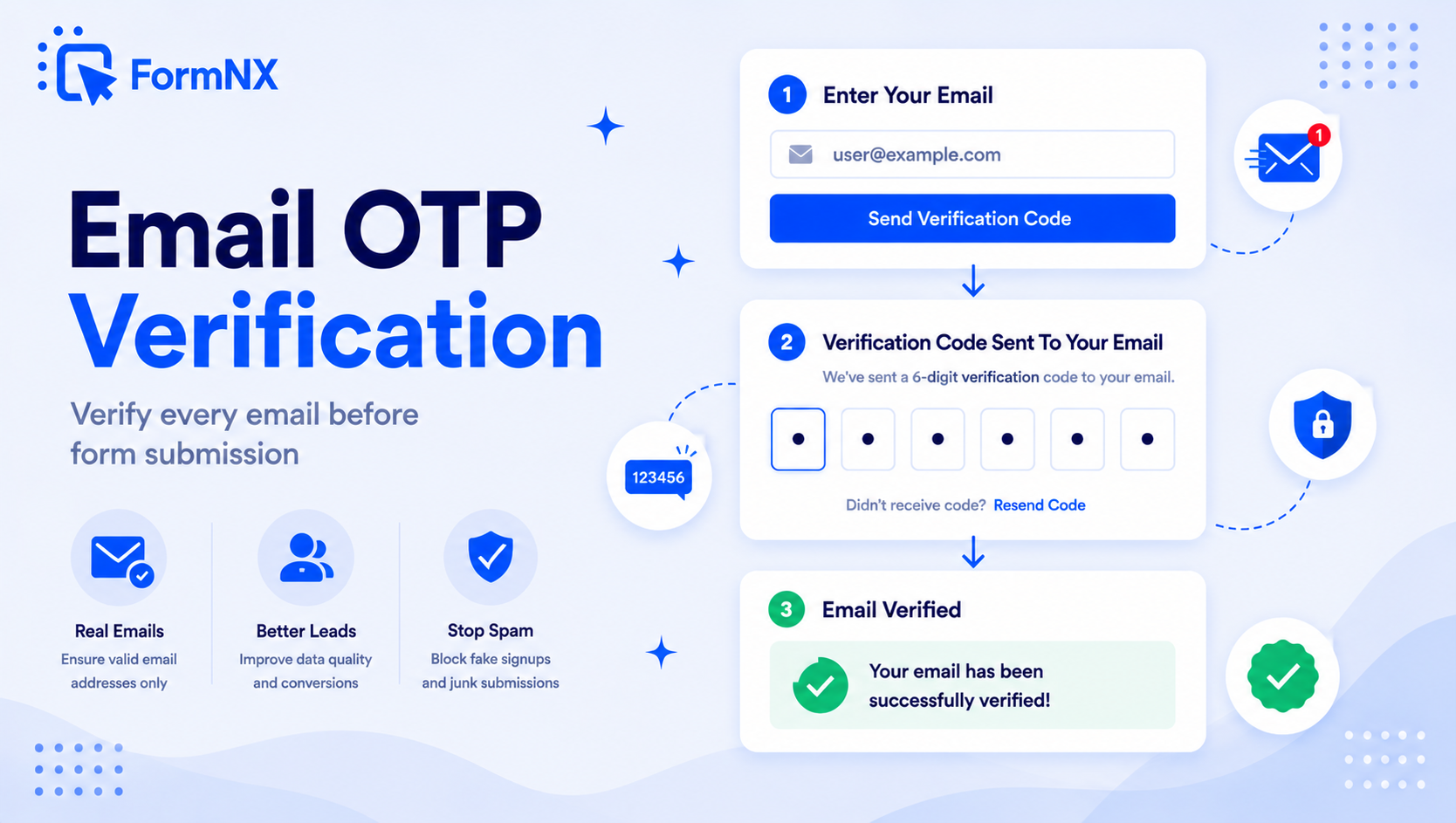 Email Verification (OTP) - FormNX