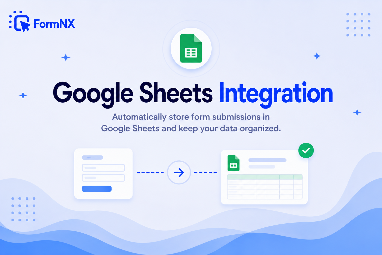FormNX Google Sheets integration