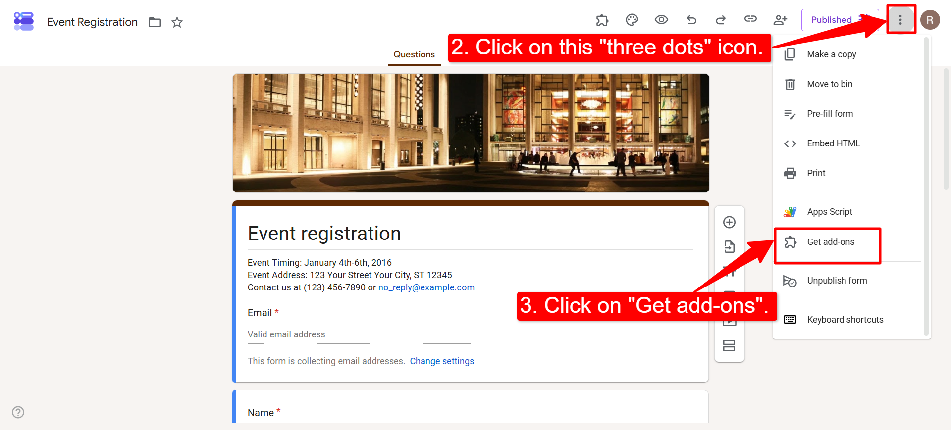 How to install add-ons in Google Forms