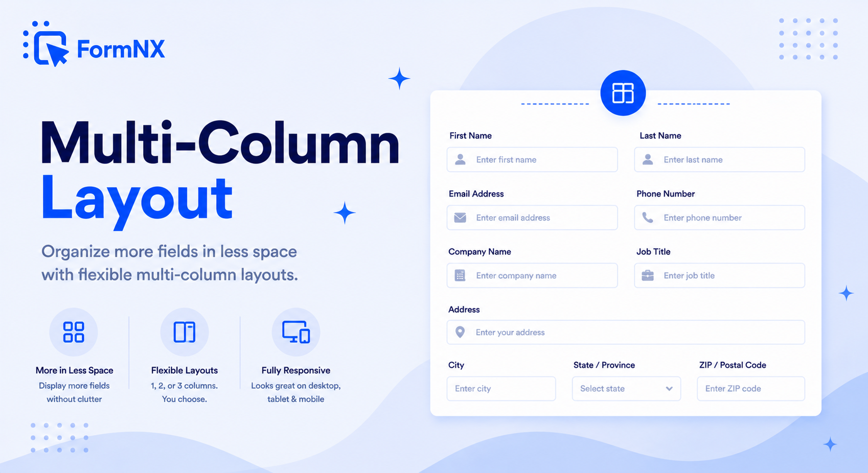Multi-Column Layout - FormNX